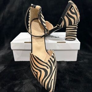 Zebra Print Heels